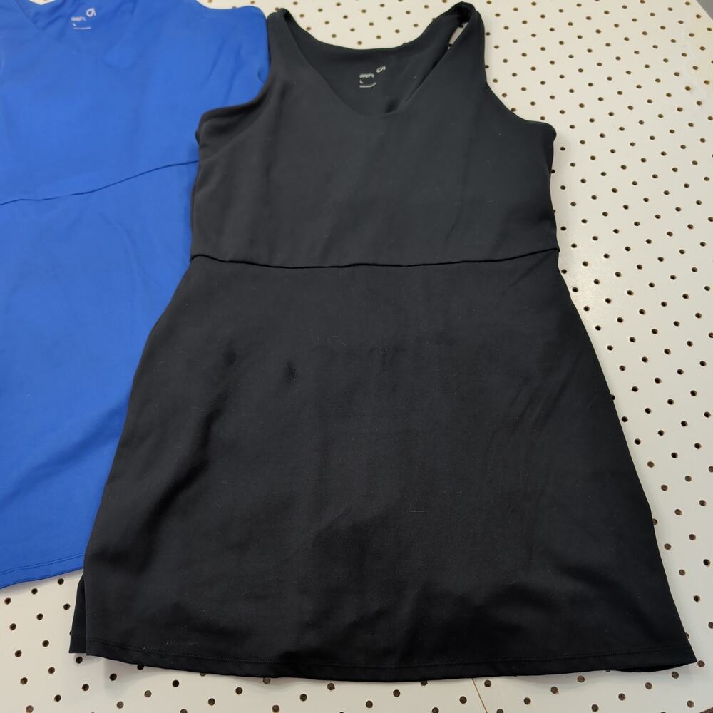Pair of Gap Fit Skort Dress, Blue and Black, Size Large - Picture 4 of 9